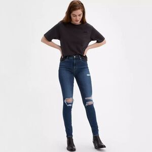 Levi’s | 721 High-Rise Ripped Skinny Jean